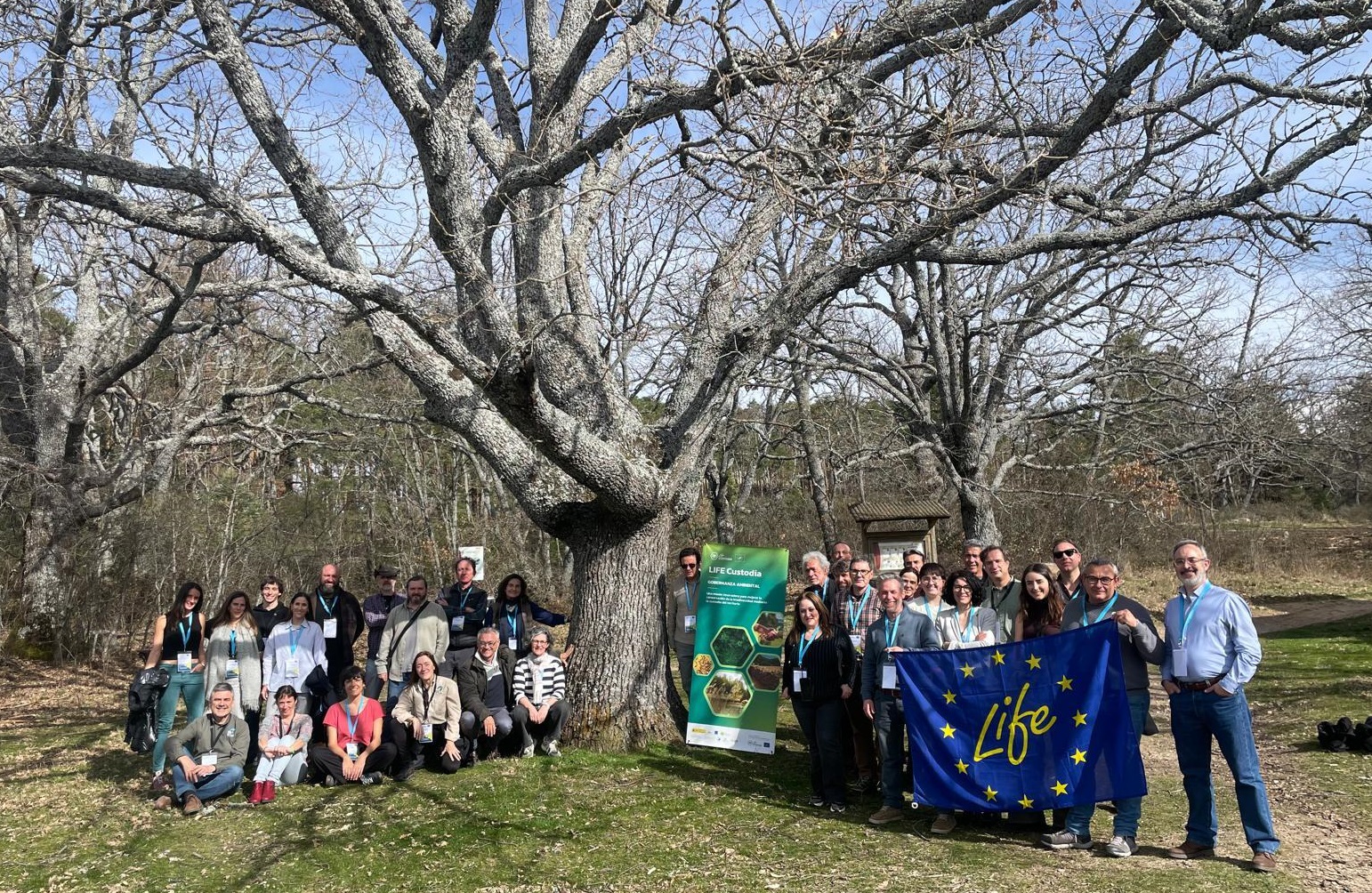 Asistentes al encuentro de LIFE CUSTODIA en el CENEAM